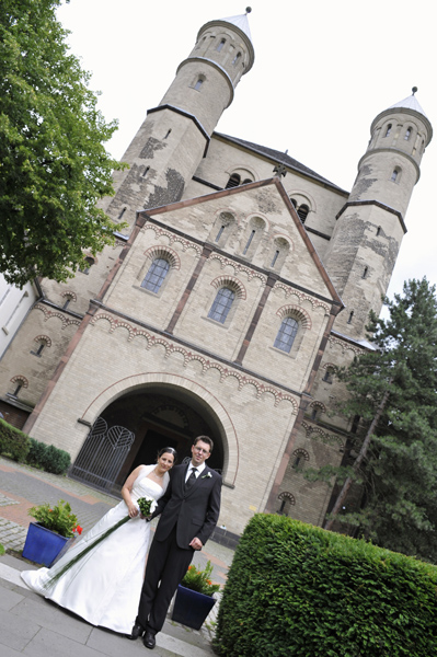 Hochzeitsfotografie, Köln, St. Pantaleon